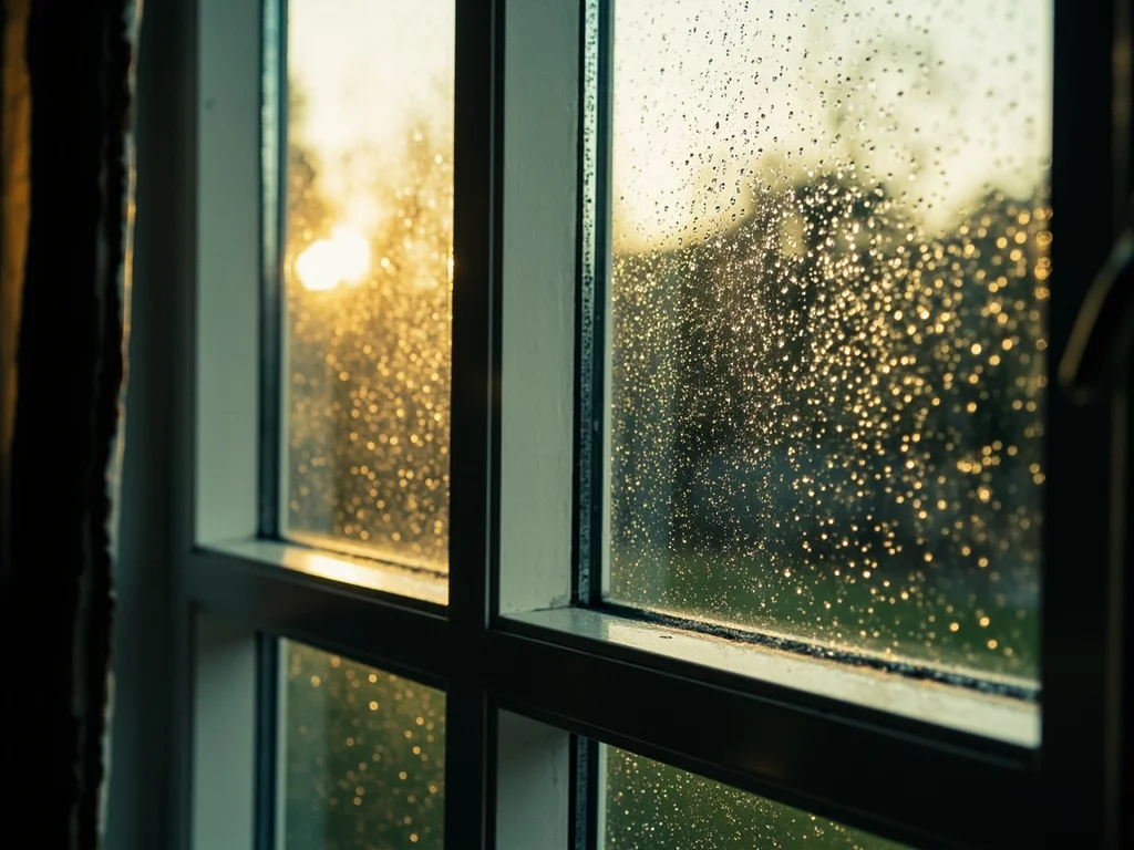 Sealed windows trap moisture and condensation follows