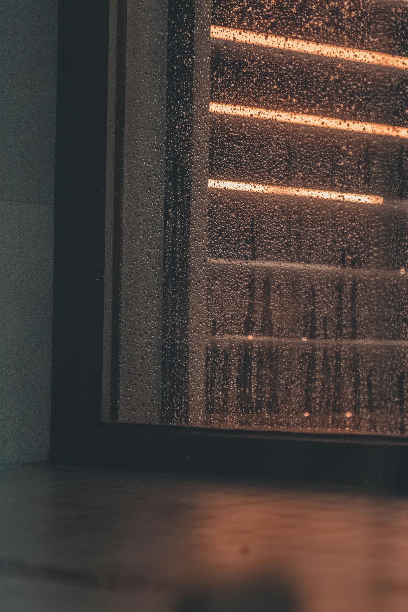 Condensation on a window