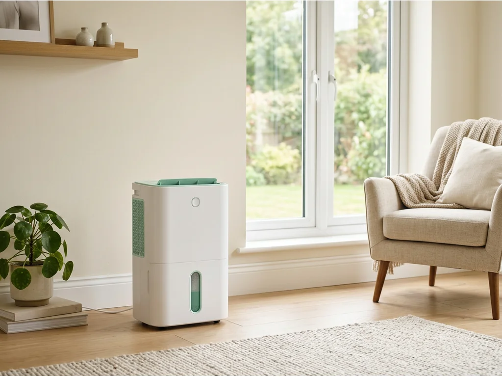 Dehumidifier in a home room