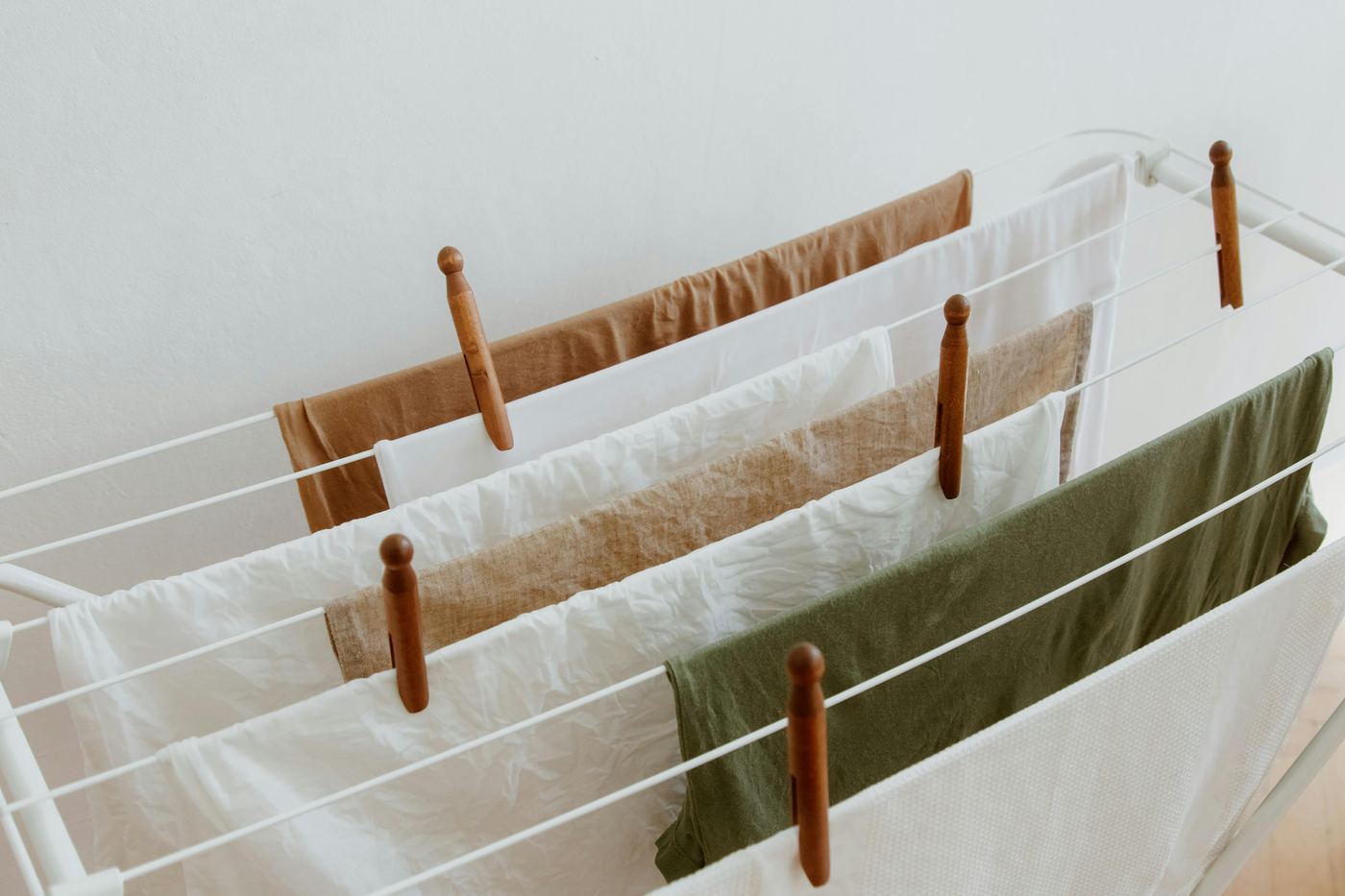 Drying clothes indoors