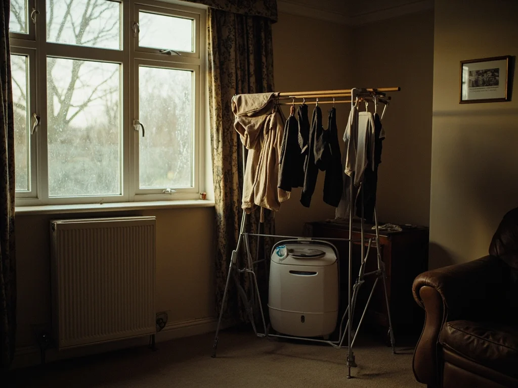 Every load of laundry adds half a litre of moisture
