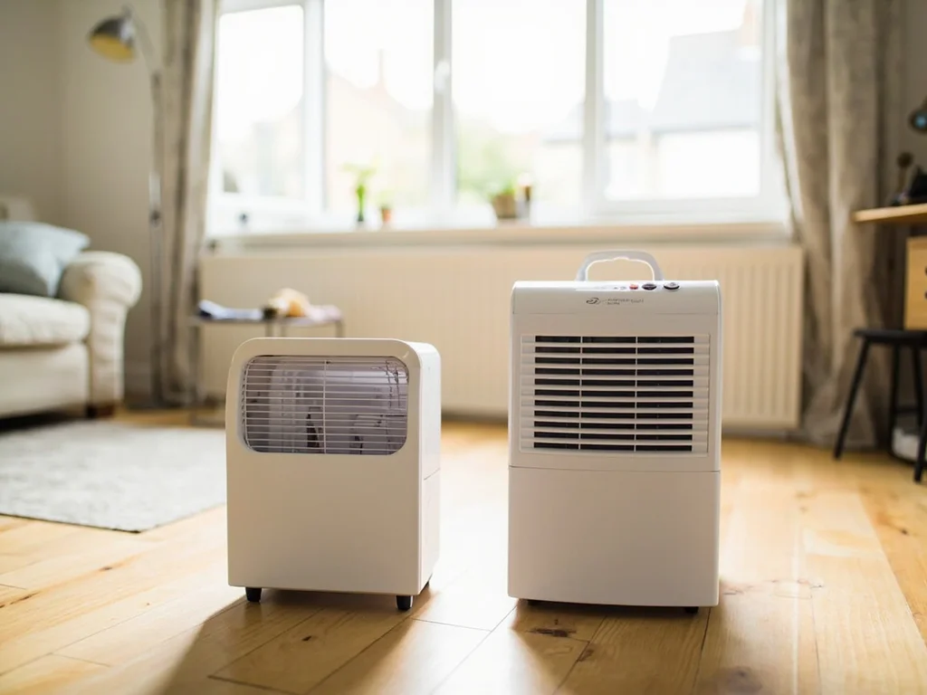 Match the dehumidifier size to your room and damp level